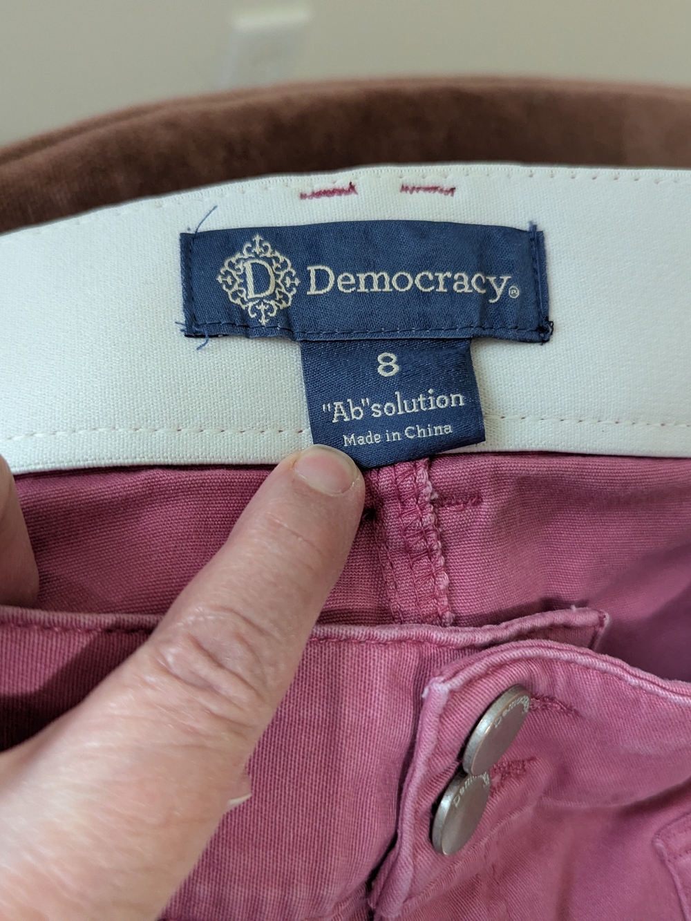 Democracy Rose Pink High-Rise Cargo Skirt - Picture 3 of 5